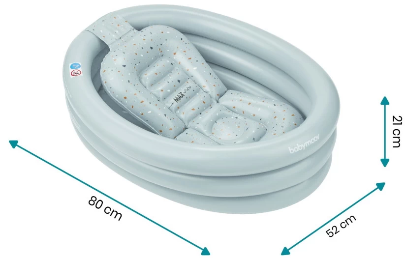 Babymoov Evolutive Aqua Dots Opblaasbaar Baby Badje A019410 - Afbeelding 4