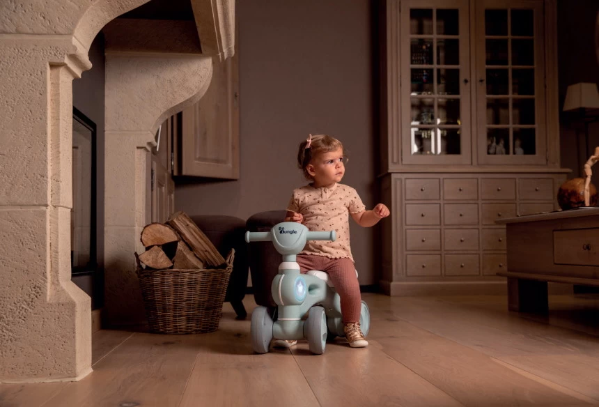 Bo Jungle B-Bike Jumpy Grijs Loopfiets B920030 - Afbeelding 4