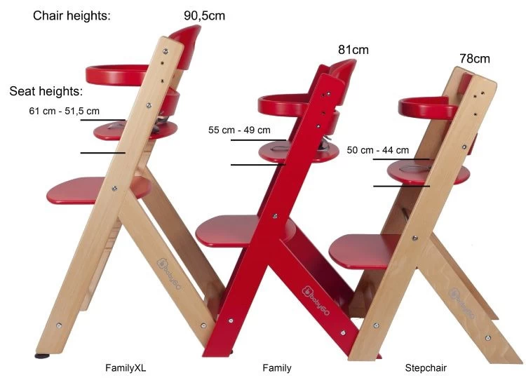 Babygo Family Naturel Meegroei Kinderstoel 5851 - Afbeelding 4