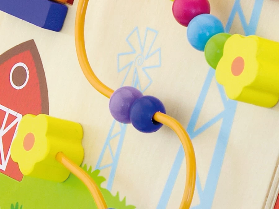 Viga Activity Walker Multicolor Houten Loopwagen 50950 - Afbeelding 5