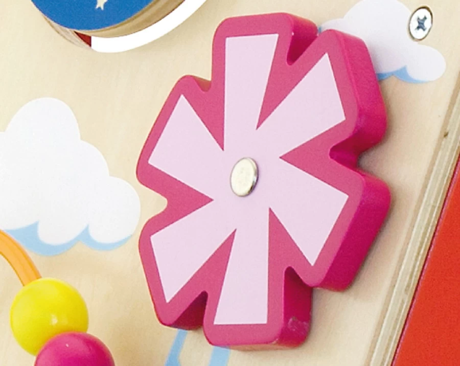 Viga Activity Walker Multicolor Houten Loopwagen 50950 - Afbeelding 7