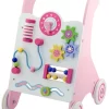 Viga Activity Walker Roze Houten Loopwagen 50178
