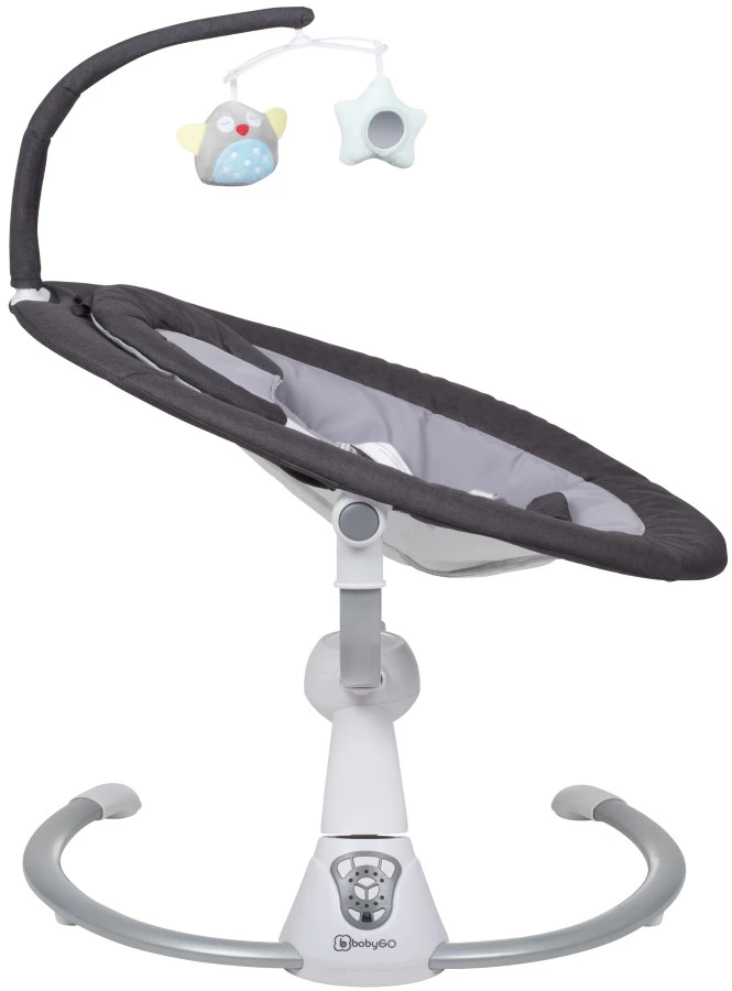 Babygo Homey Set Black Babyschommel En Kinderstoel 19013 - Afbeelding 13