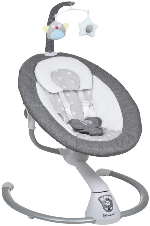Babygo Homey Set Grey Babyschommel En Kinderstoel 19022 - Afbeelding 7