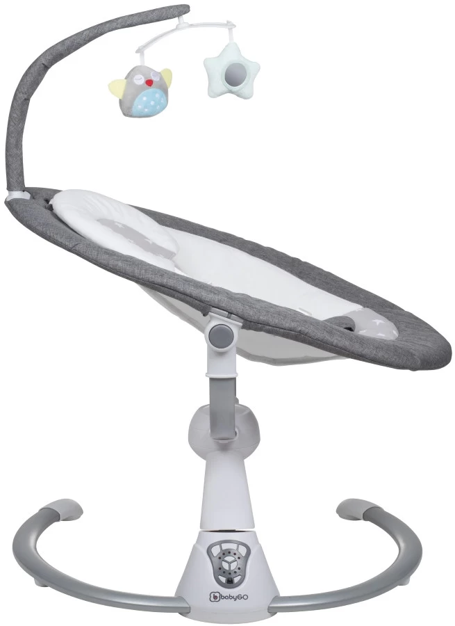 Babygo Homey Set Grey/Nature Babyschommel En Kinderstoel 19021 - Afbeelding 5