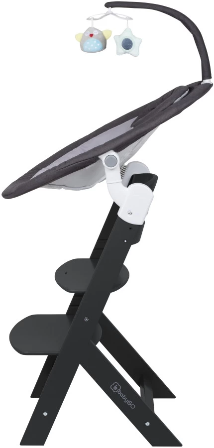 Babygo Homey Set Black Babyschommel En Kinderstoel 19013 - Afbeelding 4