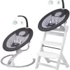 Babygo Homey Set Black/White Babyschommel En Kinderstoel 19014