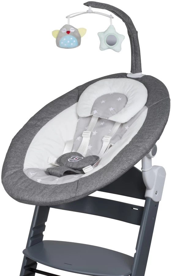 Babygo Homey Set Grey Babyschommel En Kinderstoel 19022 - Afbeelding 3