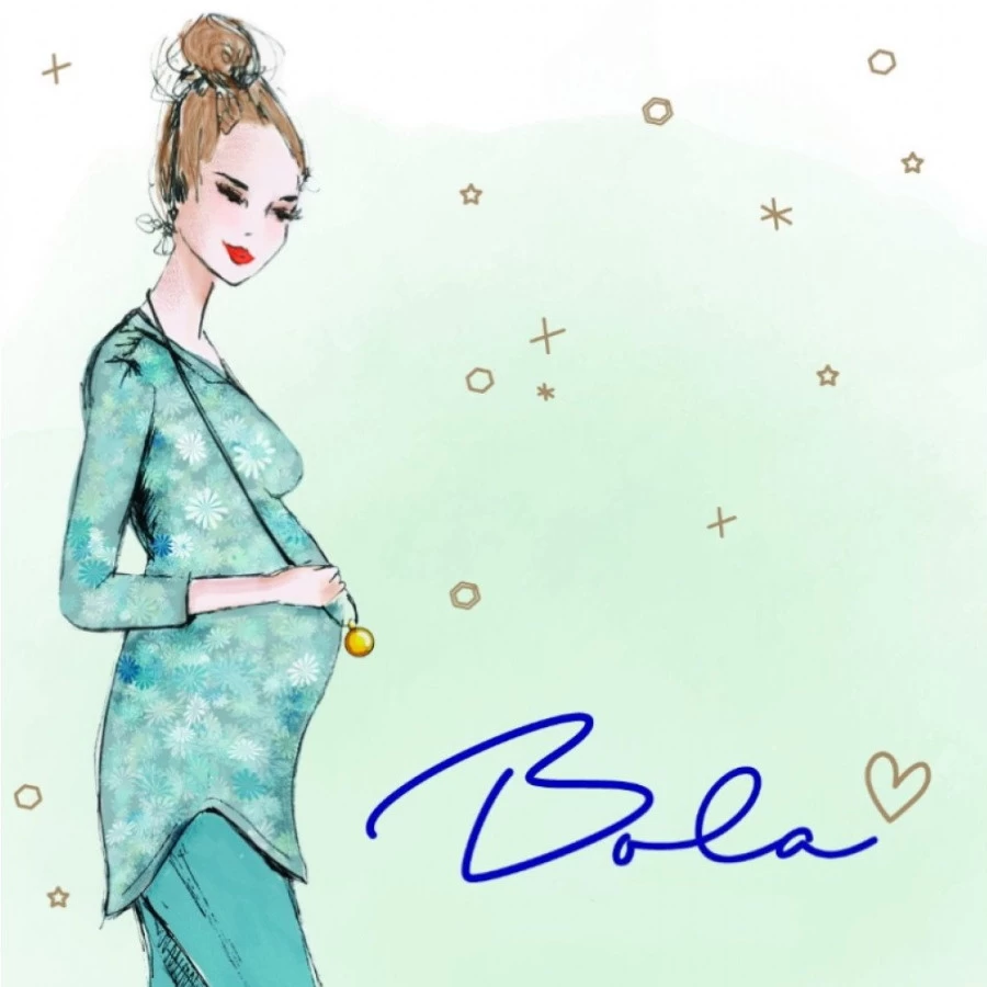 Babylonia Bola Roségoud Parel & Veer Zwangerschapsketting Met Babybel VO206 - Afbeelding 3