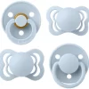 Bibs Try-it Baby Blue 0-6 Mnd 4 Stuks Fopspenen 91342