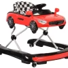 Cangaroo Cabrio Red 2-in-1 Loopstoel En Loopwagen