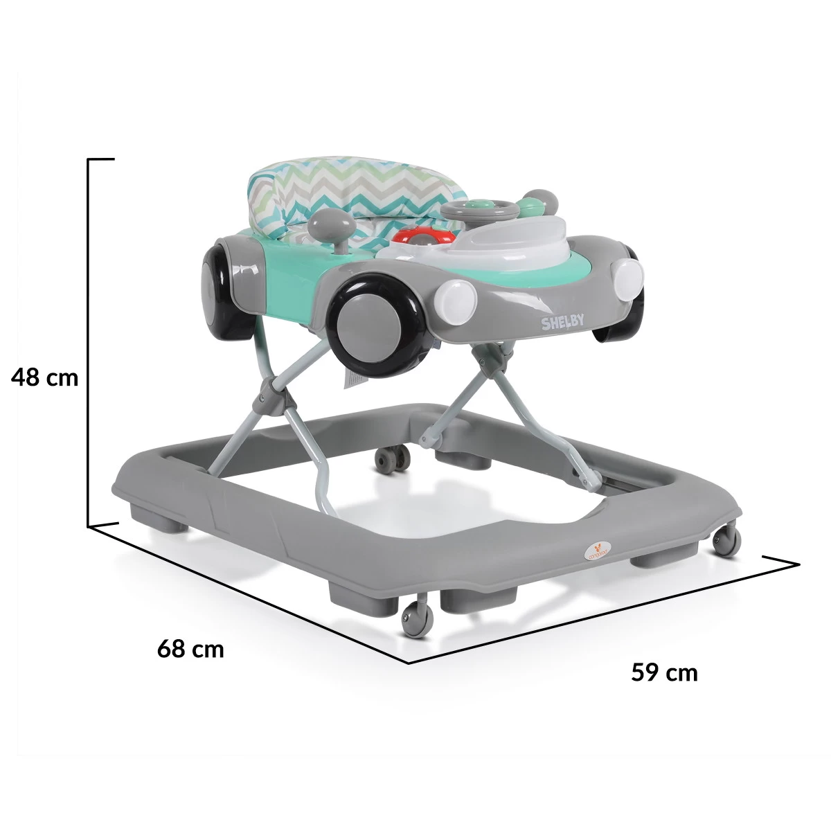 Cangaroo Shelby Mint Loopstoeltje 108887 - Afbeelding 9