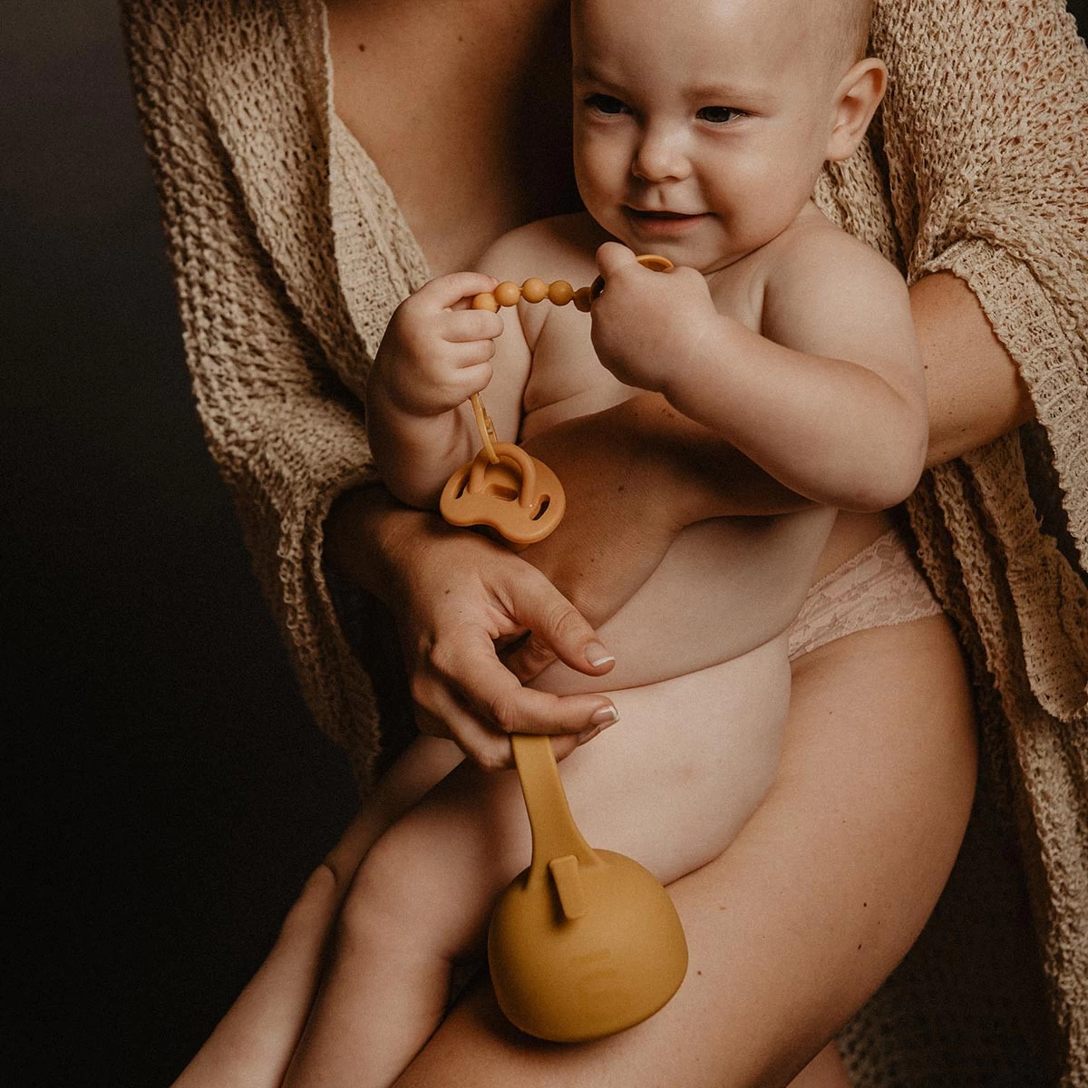 Suavinex Essence Mustard Silicone Speenhouder SXSEZ00081412 - Afbeelding 4