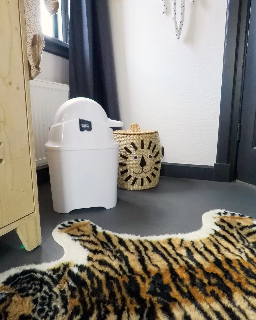 DiaperChamp ONE Black & White Luieremmer 2132 - Afbeelding 2