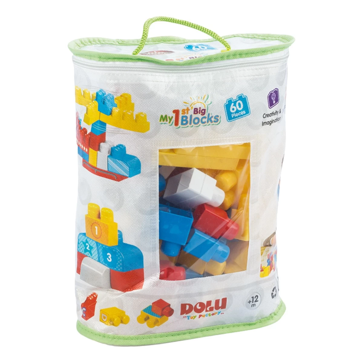 Dolu My First 60 Stuks Gekleurde Blokken 5019 - Afbeelding 10