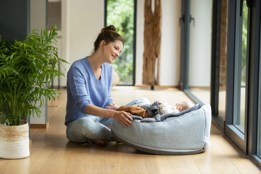 Doomoo Seat'n Swing Grijs Zitzak 02 - Afbeelding 7