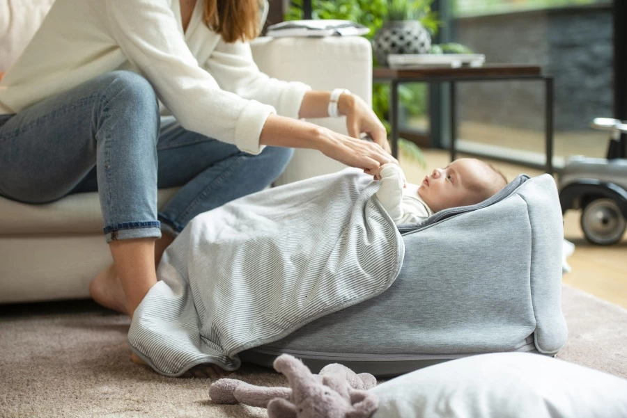 Doomoo Seat'n Swing Grijs Zitzak 02 - Afbeelding 6