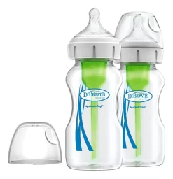 Dr. Brown's Dr Brown's Options+ Anti-colic 2-pack Brede Hals Glazen Fles WB92700-P2