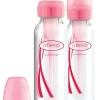Dr. Brown's Dr Brown's Options+ Anti-colic Roze 2-pack Smalle Hals Fles 250 Ml SB82305-ESX