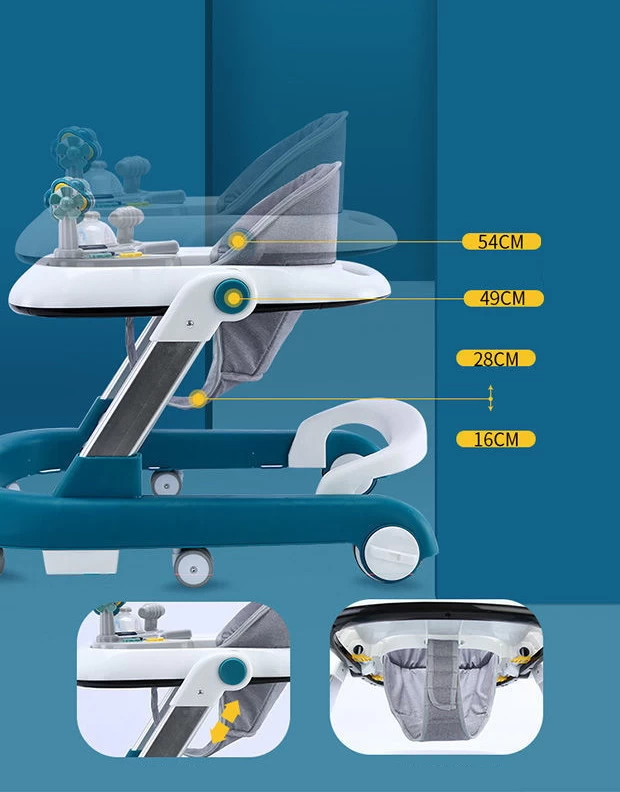 Eco Toys Rood 2-in-1 Loopstoel HC546172 - Afbeelding 3