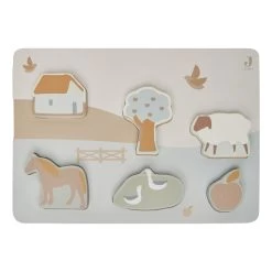 Jollein Farm Houten Puzzel 105-001-67021