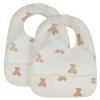 Jollein Teddy Bear 2-pack Waterproof Slabber 029-864-66095