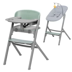 Kinderkraft Livy Olive Green 4-in-1 Meegroeistoel Incl. Calmee Wipstoeltje KHLICA00GRE0000