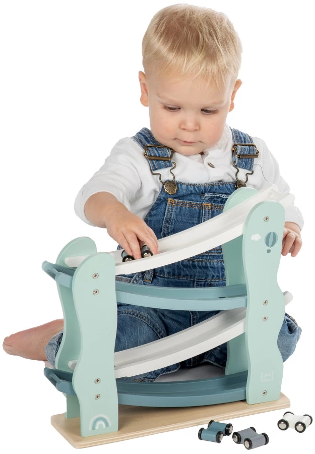 Label Label Groen Houten Autobaan LLWT-25156 - Afbeelding 2