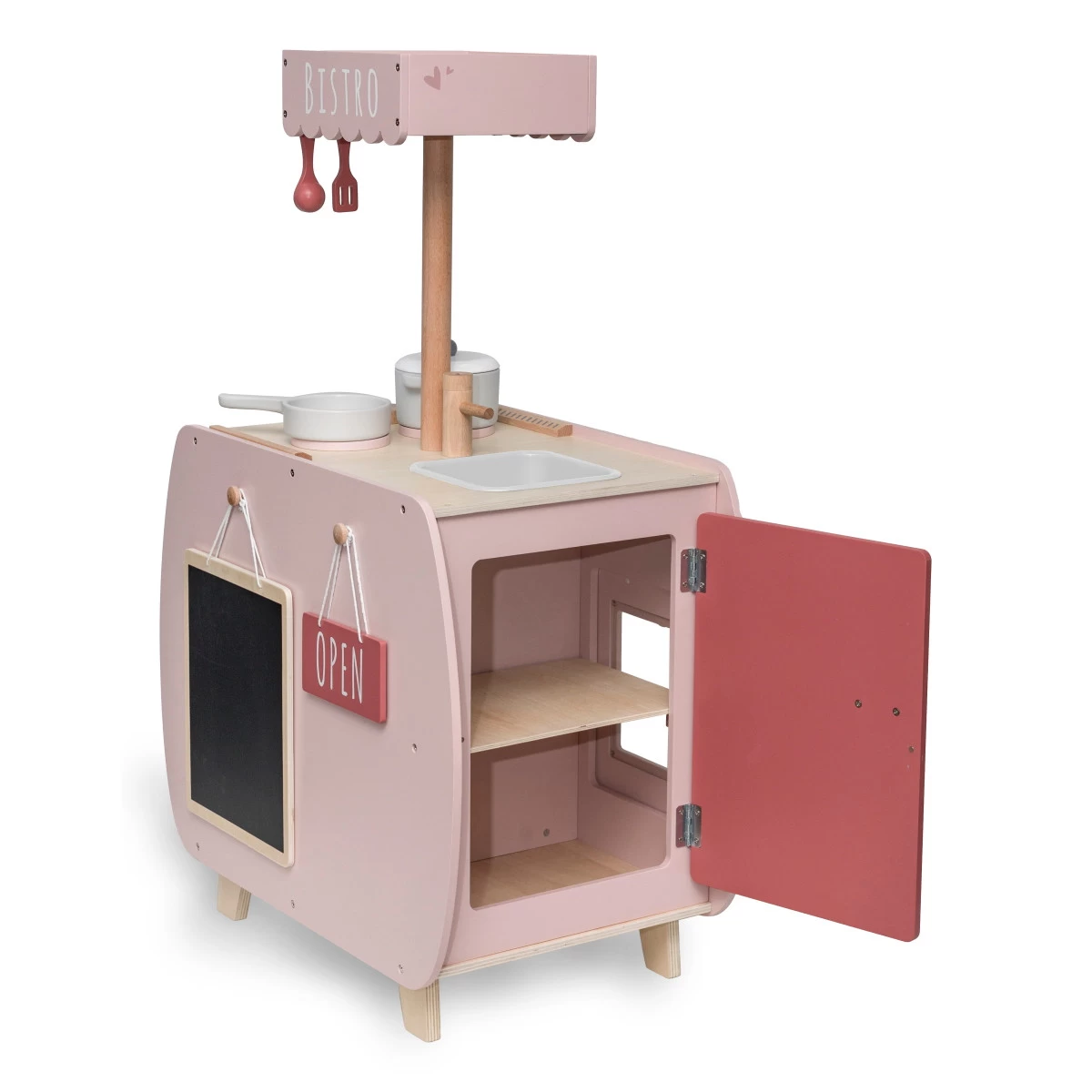 Label Label Roze Houten Bistro Keuken LLWT-34741 - Afbeelding 6