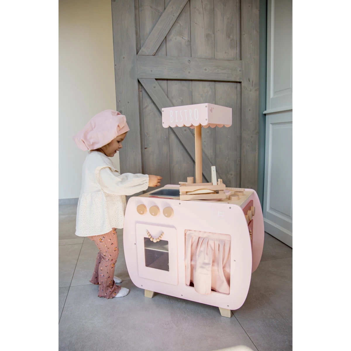 Label Label Roze Houten Bistro Keuken LLWT-34741 - Afbeelding 8