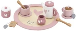 Label Label Roze Houten Theeservies Set LLWT-24838