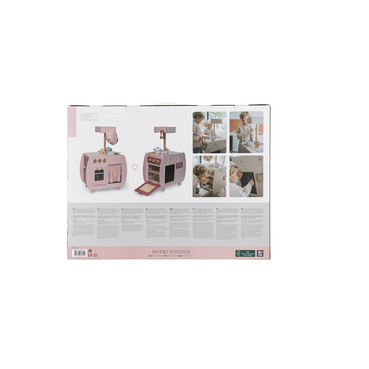 Label Label Roze Houten Bistro Keuken LLWT-34741 - Afbeelding 10