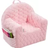 Albero Mio Velvet Roze Kinderfauteuil