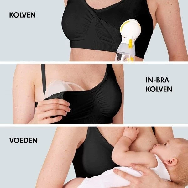 Medela 3-in-1 Voedings- En Kolf BH Maat M 101043829 - Afbeelding 6
