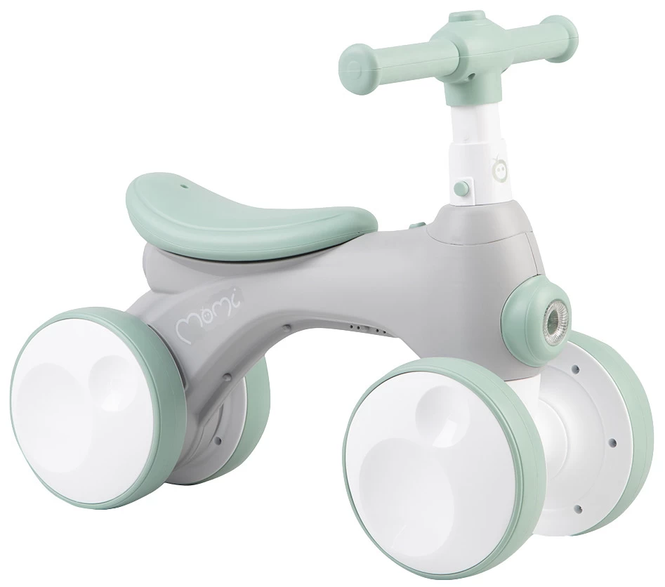 Momi Tobis Grey Ride-On Bubbles Loopfiets ROBI00043