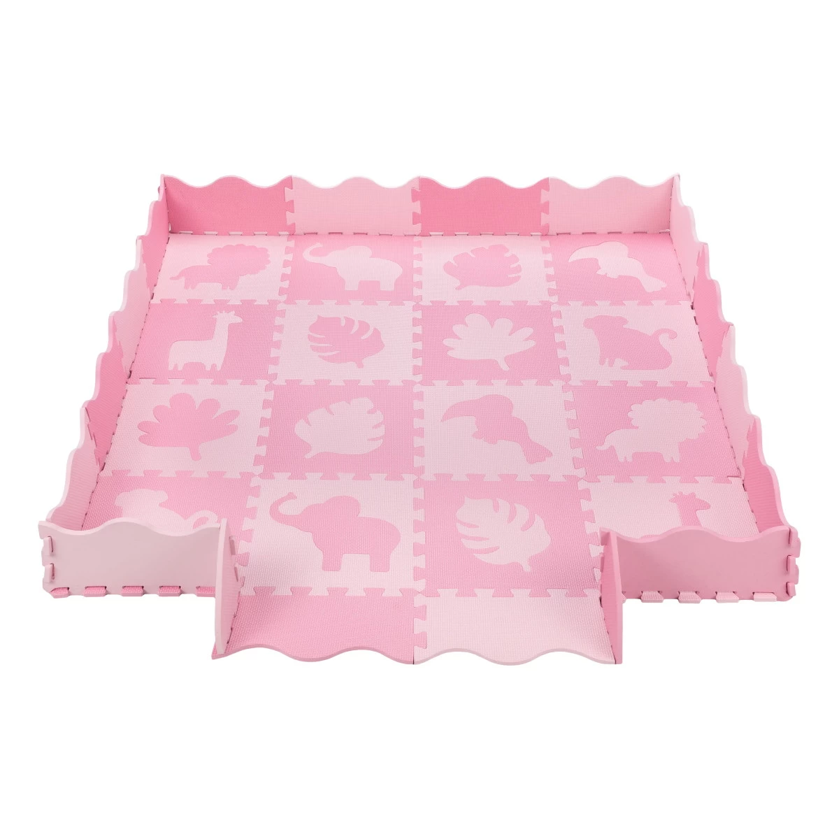 Momi Zawi Pink Schuimrubberen Puzzelmat Met Rand MAED00012