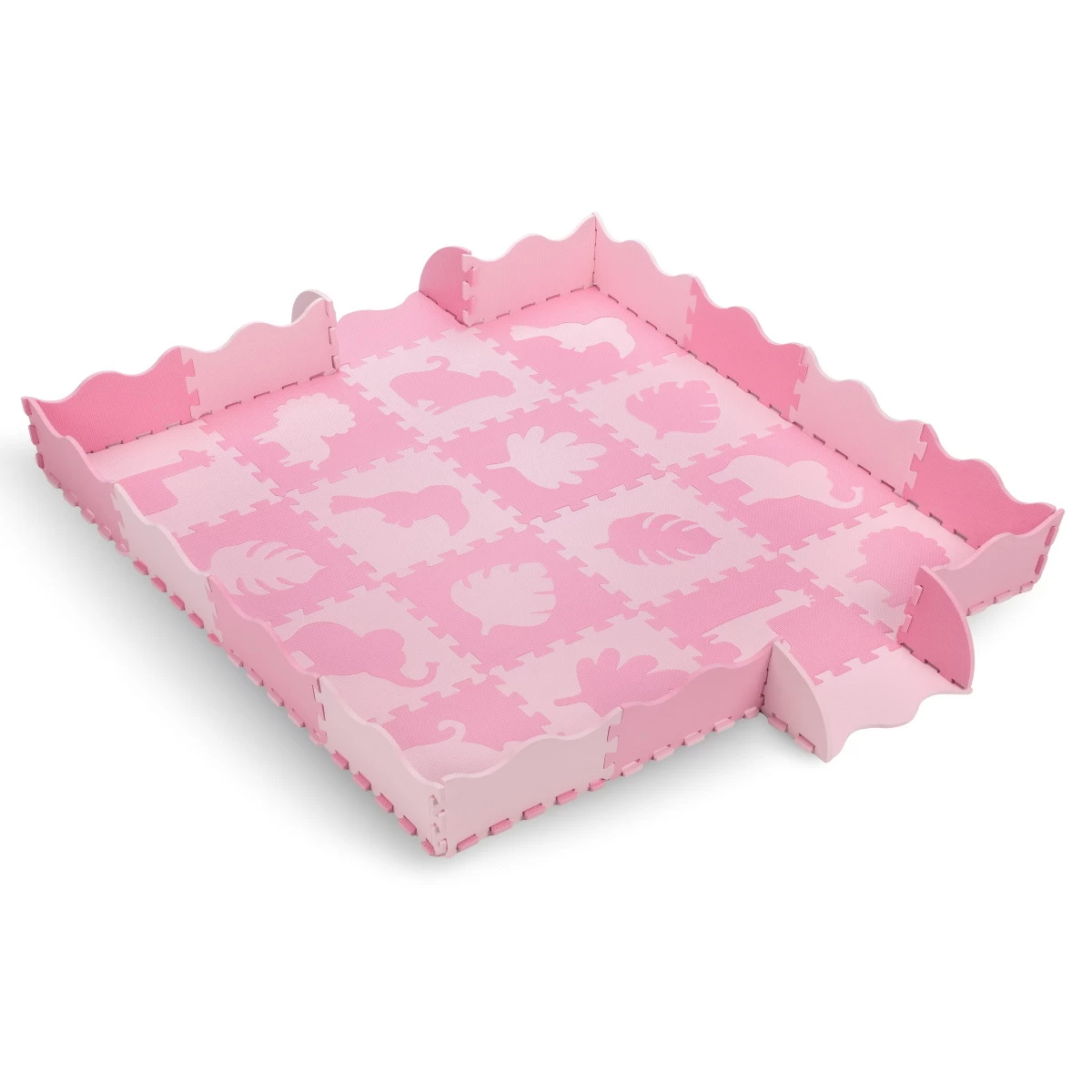 Momi Zawi Pink Schuimrubberen Puzzelmat Met Rand MAED00012 - Afbeelding 3