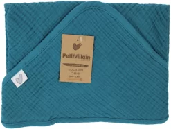 Petit Villain Hydrofiel Petrol Badcape