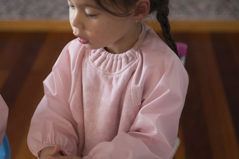 Silly Billyz Towel Antique Pink Messy Eater Slab 117318 - Afbeelding 2