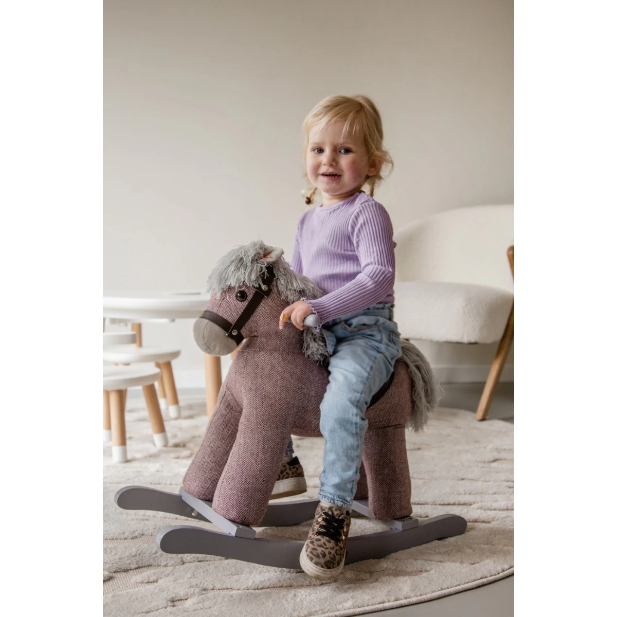 Tryco Milo Roze Hobbelpaard 18m+ TR-120107 - Afbeelding 7