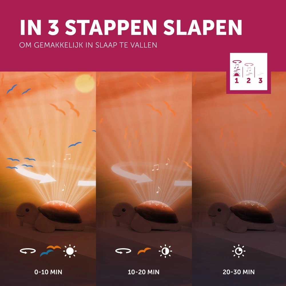 Zazu Tim De Schildpad Zonsondergang Projector ZA-TIM-01 - Afbeelding 4